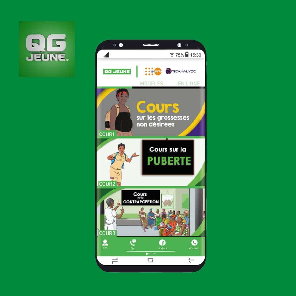 QG jeune – Appli mobile